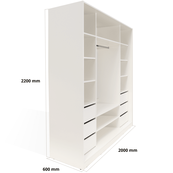 Шкаф-купе Petra, 3 секции.