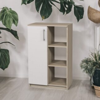 Частично закрытый шкаф с дверцей сбоку