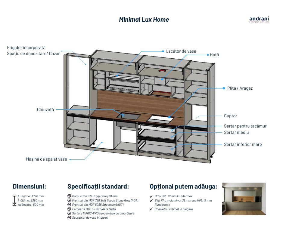 Серийная кухня — MINIMAL LUX HOME