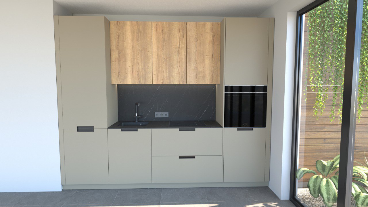 BUCĂTĂRIE DE SERIE — COMPACT WOOD HOME