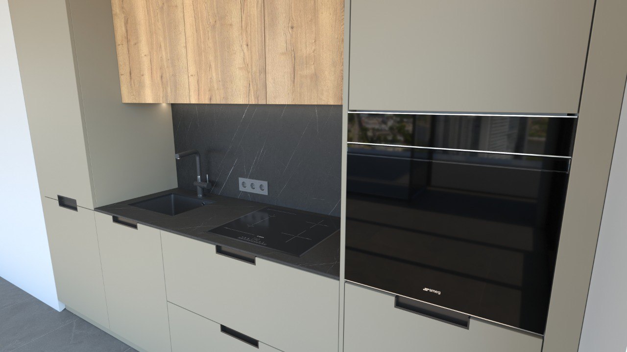 BUCĂTĂRIE DE SERIE — COMPACT WOOD HOME