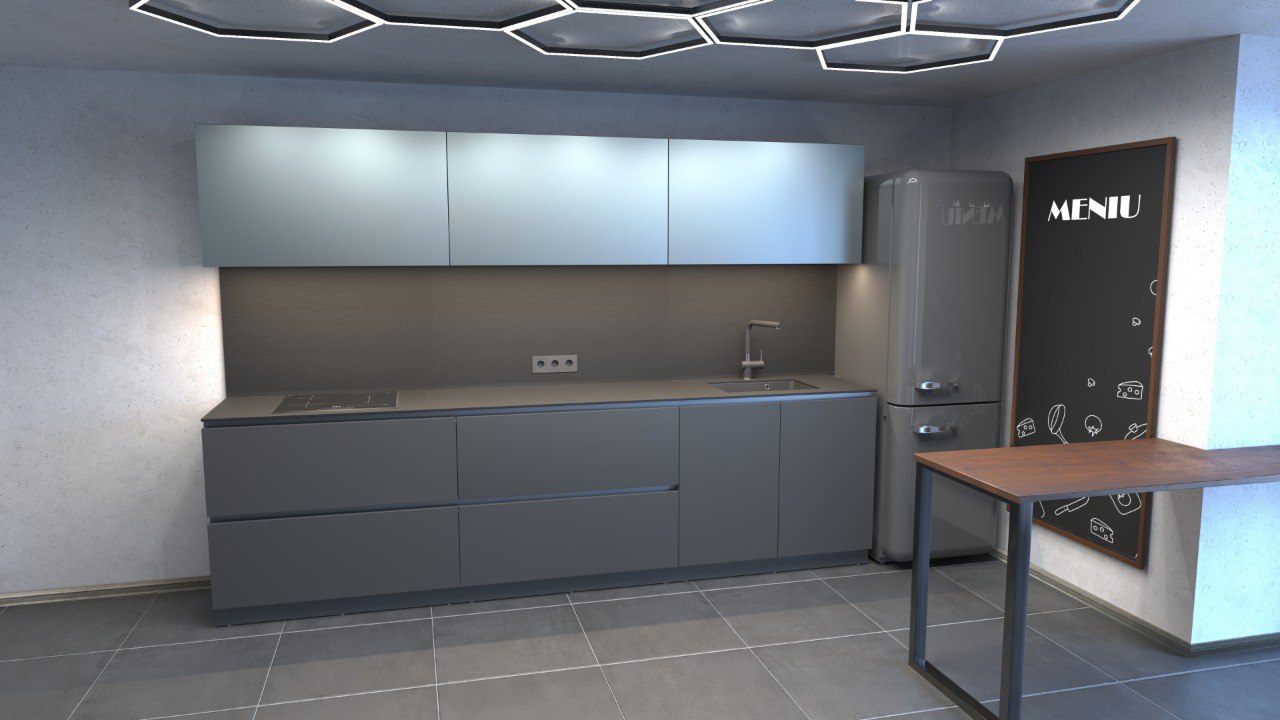 Серийная кухня — METALIC GRAY HOME